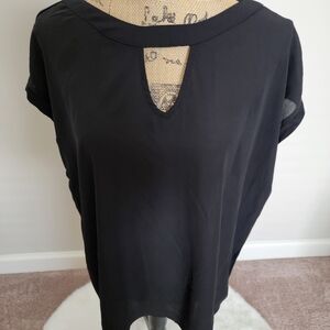 Papermoon black short sleeve top